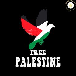 Free Palestine Dove Palestine Flag SVG Cutting Digital File