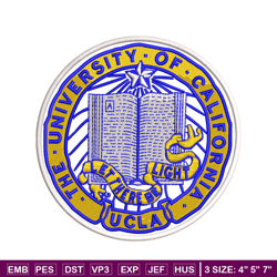 University of California embroidery design, Logo embroidery, logo design, embroidery file, logo shirt, Digital download.