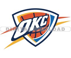 Oklahoma City Thunder NBA Logo Svg, Basketball Design, Tshirt Design NBA, NBA Teams Svg, NBA Basketball, NBA Sports 24