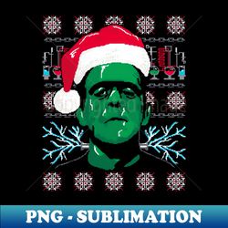 Franky Christmas - Festive Sublimation Delight - Stunning Transparent PNG Digital Download