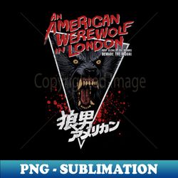 American Werewolf - London - High-Quality PNG Digital Download for Sublimation
