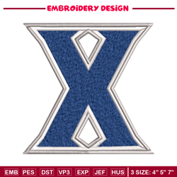 Xavier Musketeers embroidery design, Xavier Musketeers embroidery, logo Sport, Sport embroidery, NCAA embroidery.