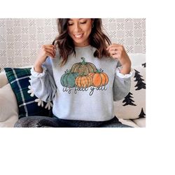 Its Fall Yall Sweatshirt | Fall Sweatshirt, Fall Shirt, Fall Sweatshirt Women, Hello Fall, Fall Pumpkins Shirt, Leopard