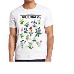 Wildflowers Botanical Plant Flowers Fleur British Flower Variations Retro Film Gamer Cult Meme Movie Music Cool Gift Tee