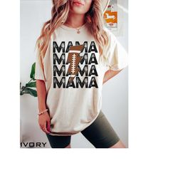 football mama shirt, football mom shirt, comfort colors tee, football shirts for women, football season shirt, mom footb