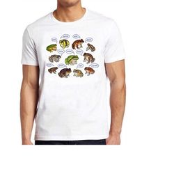 Frog Love Songs Art Animal Meme Gift Funny Tee  Style Unisex Gamer Cult Movie Music T Shirt 594