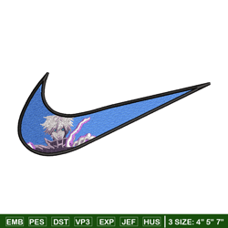 Anime Nike embroidery design, Anime embroidery, Nike design, Embroidery file, Anime shirt, logo design, Digital download