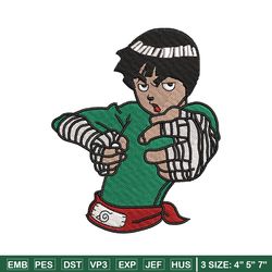 Rock lee embroidery design, Naruto embroidery, Anime design, Embroidery file, Digital download, Embroidery shirt