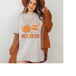Retro Fall Tis The Season Shirt | Fall Shirts For Women, Pumpkin Spice Shirt, Fall Gifts, Fall Tshirt, Tis The Season Sh