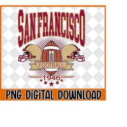 San Francisco Football PNG, Football Team PNG, San Francisco Football Sweatshirt, Football png