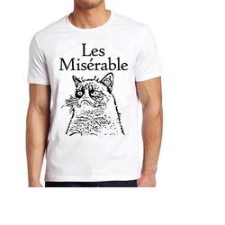 Les Miserable Le Grumpy Cat  Poster Unisex Adult Men Women Gift Cool Music Fashion Top Retro Tee T Shirt 833