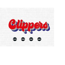 Clippers Svg, Clippers Template, Clippers Stencil, Basketball Gifts, Digital sport, Sticker Svg, Clippers Ornament Svg,