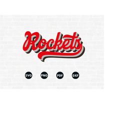 Rockets Svg, Rockets Template, Rockets Stencil, Basketball Gifts, Digital sport, Sticker Svg, Rockets Ornament Svg,