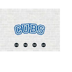 Cubs Svg, Cubs Template, Cubs Stencil, Baseball Gifts, Sticker Svg, Cubs Ornament Svg,