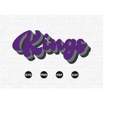 Kings Svg, Kings Template, Kings Stencil, Basketball Gifts, Digital sport, Sticker Svg, Kings Ornament Svg,