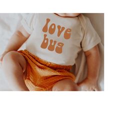 love bug baby one piece bodysuit, boho baby outfit, cute hippie baby, baby girl one piece, boho baby girl clothes, groov