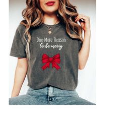 Comfort Colors One More Reason To Be Merry Shirt, Xmas Surprise Tee, Pregnancy Announcement Tee, Christmas Pregnancy Shi