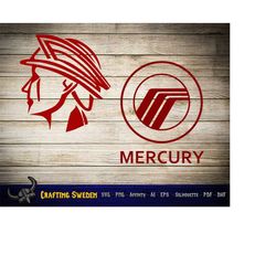 Mercury Logo for cutting & - SVG, AI, PNG and Silhouette Studio