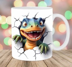 3d baby dinosaur mug