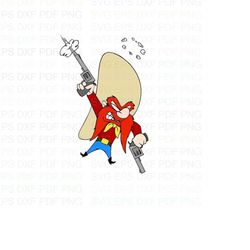 Yosemite_Sam_003 Svg Dxf Eps Pdf Png, Cricut, Cutting file, Vector, Clipart - Instant Download
