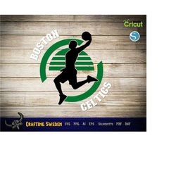 Boston Basketball for cutting & - SVG, AI, PNG, Cricut and Silhouette Studio