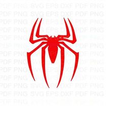Spider_Man_Logo Svg Dxf Eps Pdf Png, Cricut, Cutting file, Vector, Clipart - Instant Download