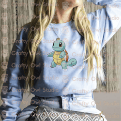 Turtle Anime Embroidery Designs, Anime Machine Embroidery Designs, Embroidery Instant Download