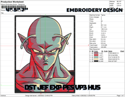 Hero Embroidery, Instant Download, Embroidery Designs, Anime Embroidery, Format exp, dst, jef, pes, Anime Embroidery Files, Embroidery Patterns,