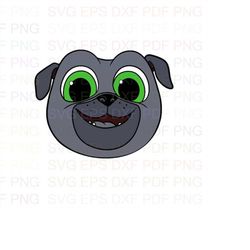 puppy_dog_pals_bingo_Face Svg Dxf Eps Pdf Png, Cricut, Cutting file, Vector, Clipart - Instant Download