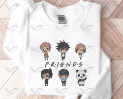 Friends Anime Embroidery, Jjk Anime Embroidery,  Sorcerer Embroidery Designs, Sorcerer Anime Embroidery, Embroidery Patterns, Pes, Dst, Jef, Instant Download