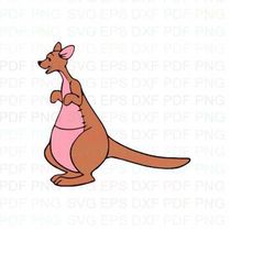 Kanga_Winnie_the_Pooh Svg Dxf Eps Pdf Png, Cricut, Cutting file, Vector, Clipart - Instant Download