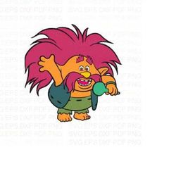 King_Peppy_Trolls Svg Dxf Eps Pdf Png, Cricut, Cutting file, Vector, Clipart - Instant Download