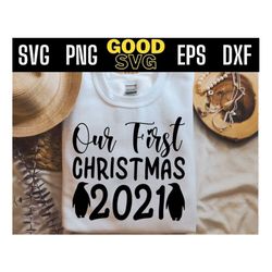 our first christmas 2021 penguin svg files for cricut | first christmas svg