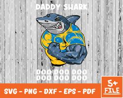 Los Angeles Rams Daddy Shark Nfl Svg , Daddy Shark   NfL Svg, Team Nfl Svg 19