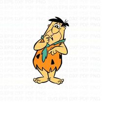 Fred_Flintstone_The_Flintstones_7 Svg Dxf Eps Pdf Png, Cricut, Cutting file, Vector, Clipart - Instant Download