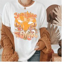 Sunshine Shirt, Summer Clothing, Retro Shirts, 70s Shirts, Womens Hippie Shirt, Groovy Shirt, Vintage Shirts, Bohemian S