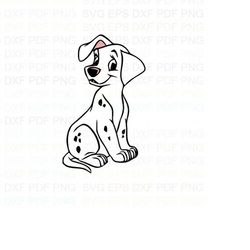 101_Dalmations_023 Svg Dxf Eps Pdf Png, Cricut, Cutting file, Vector, Clipart - Instant Download