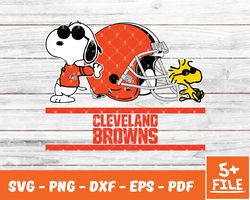 Cleveland Browns Snoopy Nfl Svg , Snoopy  NfL Svg, Team Nfl Svg 09