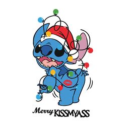 Stitch Merry Christmas Svg, Disney Christmas Svg, Merry Christmas Svg, Christmas Tree Svg File Cut Digital Download