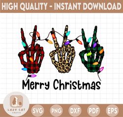 Merry Christmas Png, Peace Png, Skeleton PeacePng, Skeleton Christmas Png, Christmas Design, Digital Download, Sublimati