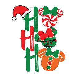 Ho Ho Ho Minnie Christmas Svg, Disney Christmas Svg, Merry Christmas Svg, Christmas Tree Svg File Cut Digital Download