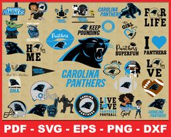 Carolina Panthers Svg , Football Team Svg, Cricut, Digital Download ,Team Nfl Svg 55