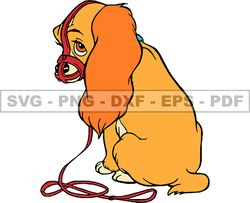 Disney Lady And The Tramp Svg, Good Friend Puppy,  Animals SVG, EPS, PNG, DXF 250