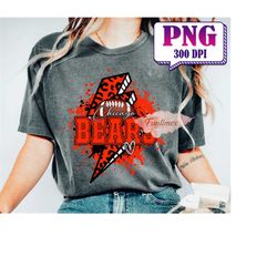 Football Lighting Leopard PNG, Football Mascot Png, Football Shirt, PNG Sublimation, Game Day PNG, T-shirt Designs