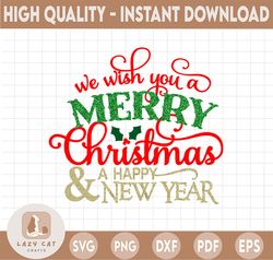 We wish you a merry christmas PNG Sublimation Design Christmas day