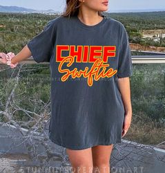 Taylor Chief Shirt, Chief Swift Shirt, Kelce Swift Shirt, Football Fan Tee, Kansas City Football Shirt, Football Sweatsh