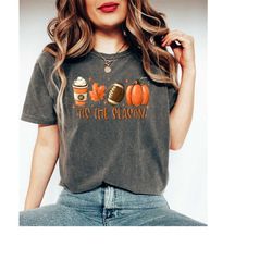 Comfort Colors Retro Tis The Season T-Shirt Gift For Autumn Lovers, Cute Pumpkin Sweatshirt,Thanksgiving Gifts,Fall Vibe