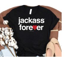 Jackass Forever Red Heart Logo T-Shirt, Jackass Forever Shirt, MTV Logo T-shirt, Magic Kingdom, Disneyland Trip Family M