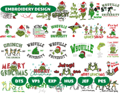 30+ Green Monster Embroidery Bundle, Ew People Happy Christmas Embroidery Design, Movie Christmas Embroidery Design For Shirt, Christmas 2023 Embroidery File