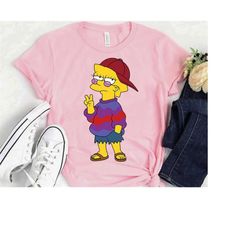 The Simpsons Cool Lisa Portrait T-Shirt, The Simpsons Family Tee, Simpson Birthday, Disneyland Family Matching Outfits,